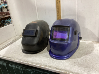 (2) WELDING HELMETS