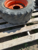 Skid steer, tire and rim - 2