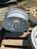 Four steel 16 inch trailer rims - 4