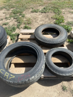 Pallet of three mixed tires