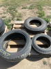 Pallet of three mixed tires