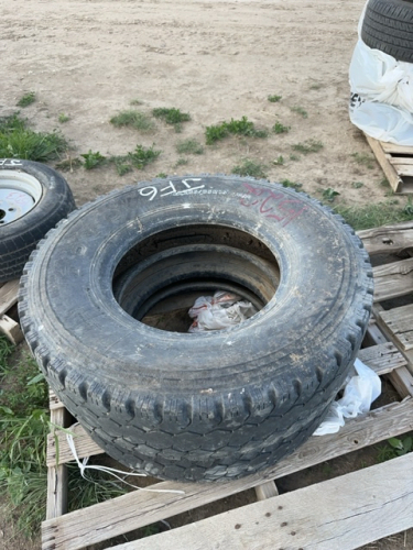 Two truck tires