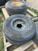 Pallet of three tires On rims - 2