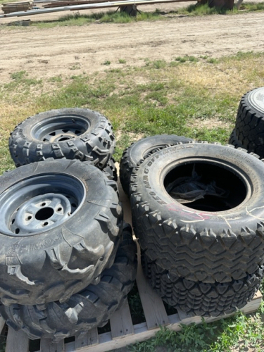 Pallet of quad or side-by-side tires