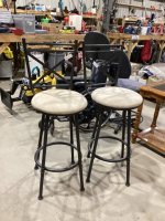 (2) BAR HEIGHT SWIVEL STOOLS