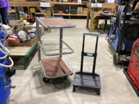 3-TIERED SHOP CART & SMALL DOLLY