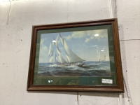 FRAMED SAILBOAT PRINT