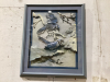 FRAMED 3-D BLUEJAY PICTURE