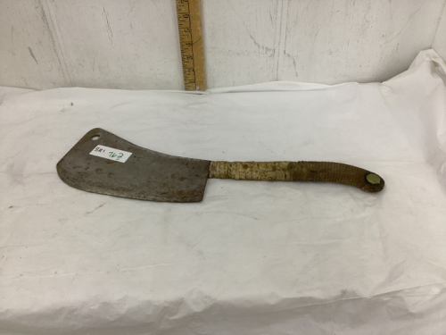 BRADES CO. MEAT CLEAVER….19”