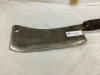 ANTIQUE VILLAGE BLACKSMITH MEAT CLEAVER - 2