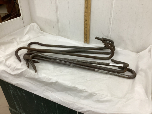 BUNDLE OF (7) ANTIQUE HOOKS