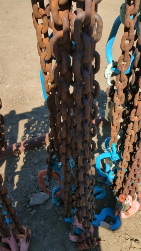 FOUR 6 ft chain slings