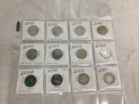 COLLECTION OF CANADIAN QUARTERS - YEAR 2000