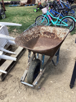 METAL WHEELBARROW