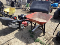 METAL WHEELBARROW