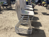 (12) PLASTIC & METAL STACKING CHAIRS - 2