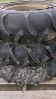 Three pivot tires on rims