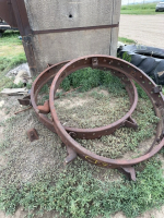 Steel tractor wheels