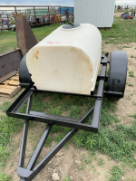 UFA poly tank on cart