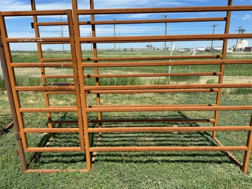 9 foot steel alley open ended side gate