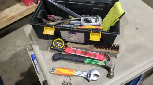 TOOLBOX OF ASSORTED TOOLS