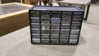 PLASTIC ORGANIZER WITH CONTENTS