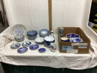 BLUE CERAMIC DISHES