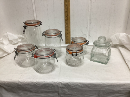 GLASS STORAGE JARS