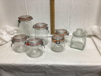 GLASS STORAGE JARS