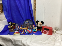 COLLECTION OF DISNEY ITEMS - MICKEY MOUSE STUFFIE, IPOD PLAYER