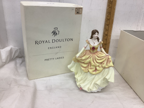 ROYAL DOULTON FIGURINE - PRETTY LADIES COLLECITON SUMMER DNACE