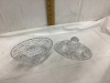 PINWHEEL CRYSTAL COVERED CANDY DISH - 2