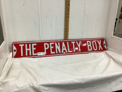 METAL SIGN - “THE PENALTY BOX”