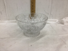 PINWHEEL CRYSTAL PEDESTAL BOWL