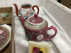 ASIAN THEME TEAPOTS, CUPS & SAUCERS ETC - 2