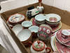 ASIAN THEME TEAPOTS, CUPS & SAUCERS ETC - 4