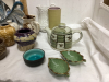 (2) BOXES W/ POTTERY VASES, SMALL BOWLS, PITCHERS - 2