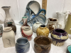 (2) BOXES W/ POTTERY VASES, SMALL BOWLS, PITCHERS - 3