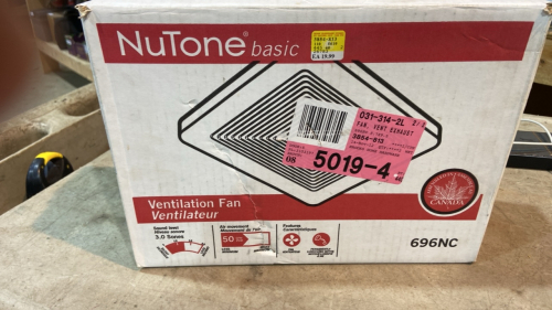 NUTONE BASIC VENTILATION FAN