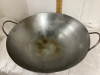 LARGE STAINLESS STEEL WOK - STOVETOP - 2