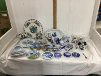 DUTCH BLUE COLLECTIBLE PIECES - SOME ARE DELFT