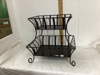 2-TIER METAL FRUIT BASKET