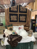 BROWN QUEEN DUVET, & (2) SHAMS, THROW PILLOWS, TOWELS,