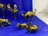 COLLECTION OF BRASS ANIMALS - 2