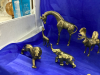 COLLECTION OF BRASS ANIMALS - 3