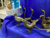 COLLECTION OF BRASS BIRDS - 3