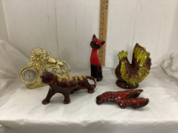 VINTAGE POTTERY ANIMALS