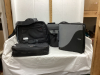 (3) COMPUTER BAGS, BINDER