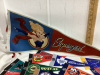 SMALL SPORTS PENNATS & (1) LARGE SUPERGIRL BANNER - 4