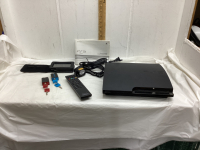 SONY 360 PLAYSTATION 3 - WITH MANUAL & REMOTE, SNOWBOARD CASE KEYS